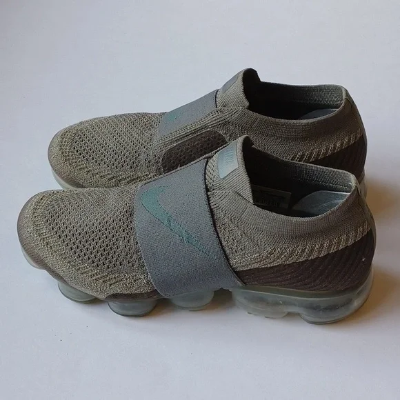 Nike Air Vapormax Flyknit Moc Shoes Sneakers Dark Stucco SZ 8.5 AA4155 013 - Picture 3 of 13